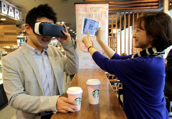 ▲스타벅스가 차세대 플랫폼으로 주목 받는 가상현실(Virtual Reality)을 활용한 360도 영상 서비스를 시작한다. (사진제공=스타벅스커피코리아)
