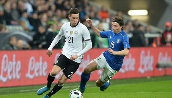 ▲독일과 이탈리아의 A매치 경기(AP 뉴시스)
