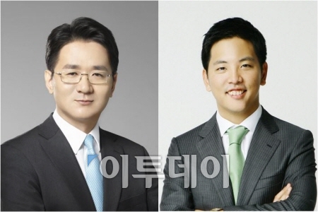 ▲조원태(좌측) 대한항공 대표이사와 박세창 그룹 전략경영실 사장 