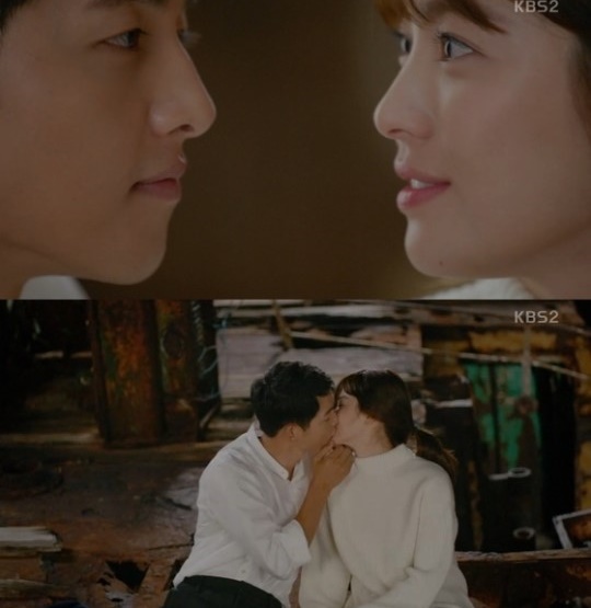 ▲'태양의 후예' 송중기 송혜교(사진=KBS2 태양의 후예)