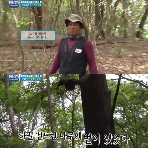 ▲(출처=SBS '정글의법칙' 영상 캡처)
