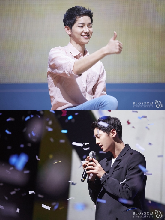 ▲송중기 팬미팅(사진=블러썸엔터테인먼트)