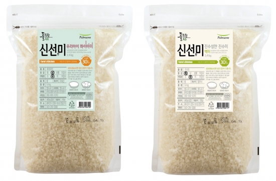 ▲풀무원녹즙 신선미(米) 2종 제품 이미지.(사진제공=풀무원건강생활)