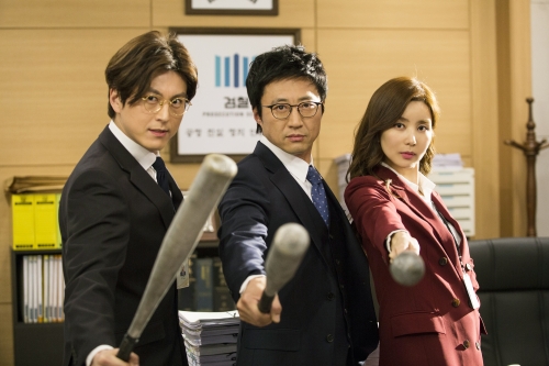 ▲'동네변호사 조들호' 박신양, 류수영, 박솔미(SM C&C)