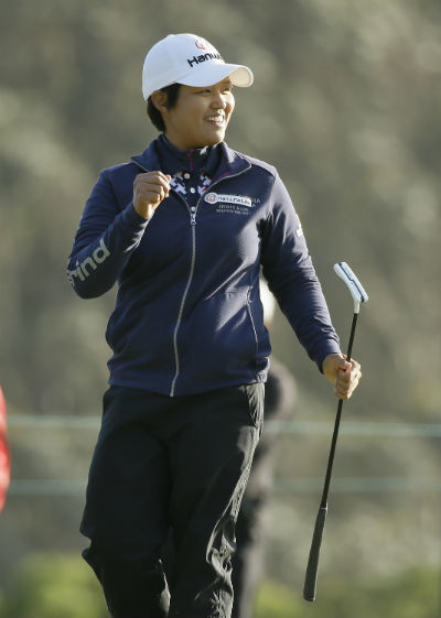 ▲일본의 에이스 노무라 하루가 LPGA 투어 스윙잉 스커츠 우승으로 세계랭킹을 13계단이나 끌어올렸다. (AP뉴시스)