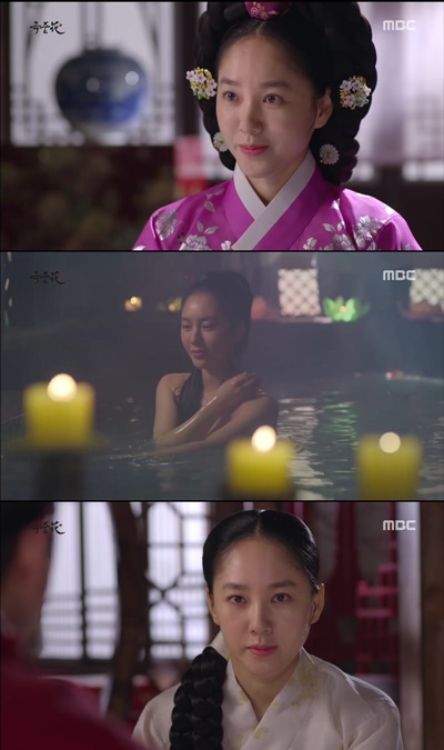 ▲'옥중화' 정난정 역의 배우 박주미(사진=MBC 새 주말드라마 '옥중화' 캡처)