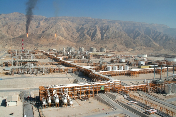 ▲지난 2009년 GS건설이 준공한 이란 사우스파스 가스 플랜트 9, 10단계 프로젝트 현장 전경(사진=GS건설)