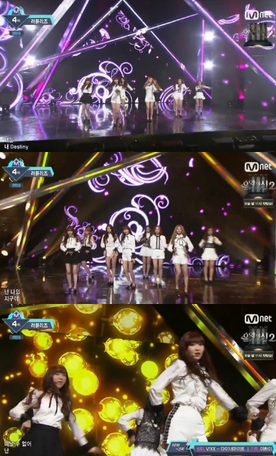 (사진=Mnet '엠카운트다운' 러블리즈 캡처)