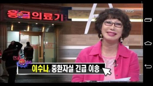 (사진=KBS '연예가중계' 이수나 관련 보도)