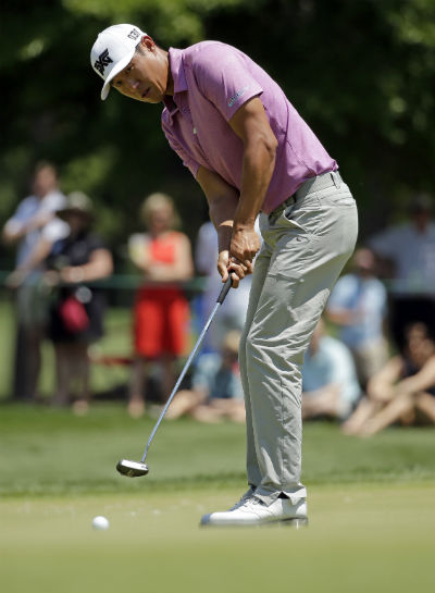 ▲재미동포 제임스 한(한국명 한재웅)이 미국프로골프(PGA) 투어 두 번째 우승을 달성했다. (AP뉴시스)