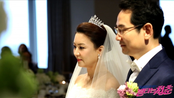 ▲김혜선 결혼식 현장(사진=SBS)