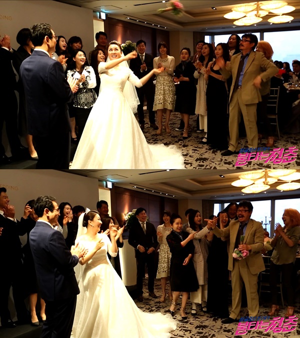 ▲김혜선 결혼식 현장(사진=SBS)
