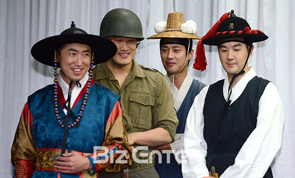 ▲'렛츠고 시간탐험대 시즌3' 장동민, 김동현, 고주원, 한상진(사진=윤예진 기자 yoooon@)