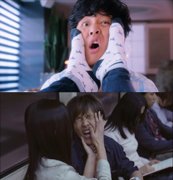 ▲'엽기적인 그녀2'(위)-'엽기적인 그녀'