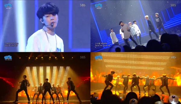 ▲방탄소년단(사진=SBS '인기가요')