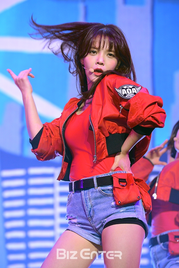 ▲AOA 지민(사진=윤예진 기자 yoooon@)