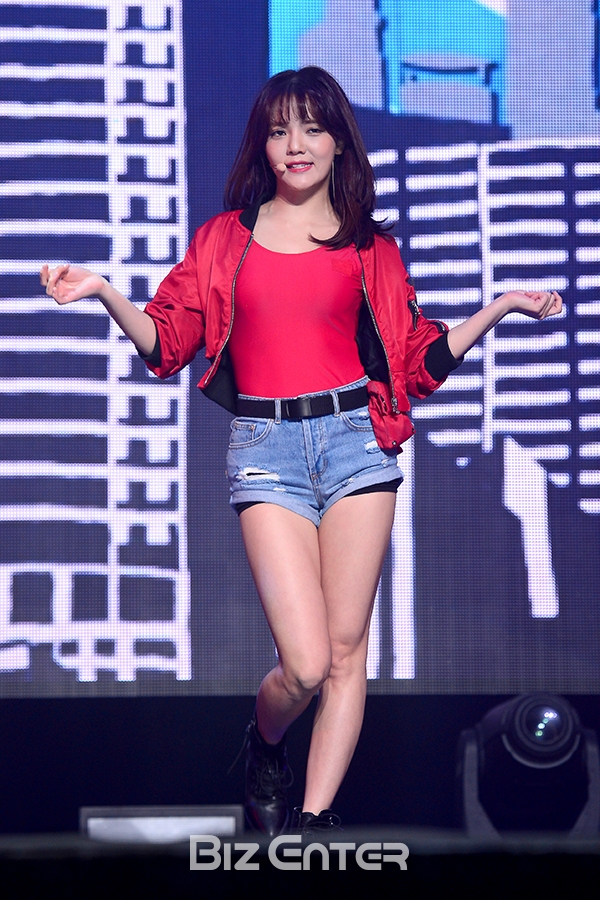 ▲AOA 지민(사진=윤예진 기자 yoooon@)