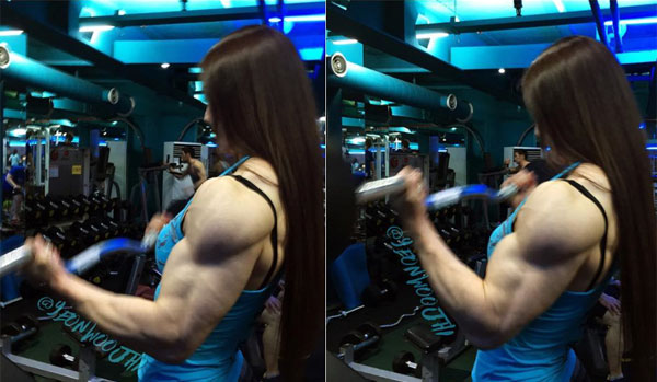 ▲'스타킹'에 출연한 보디빌더 지연우(사진=인스타그램)