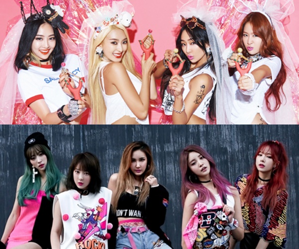 ▲올 여름 컴백을 선언한 걸그룹 씨스타(위), EXID(사진=스타쉽 엔터테인먼트(씨스타), 바나나컬쳐(EXID))