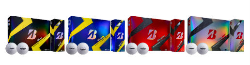 ▲브리지스톤골프에서 선보인 B330 골프공 시리즈는 4가지 모델로 구성, 레벨에 상관 없이 자신에 맞는 볼을 선택할 수 있다. 