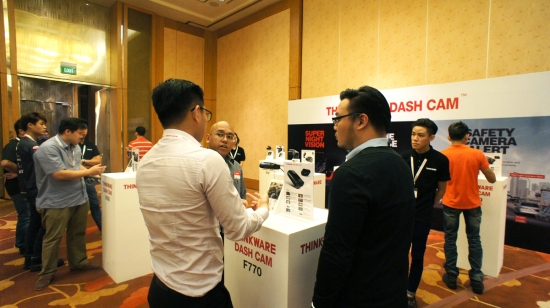 ▲팅크웨어는 아시아 시장 진출의 거점 확보를 위해 지난 20일 싱가포르에서 ‘딜러 컨퍼런스 2016’을 개최했다. (사진제공=팅크웨어)