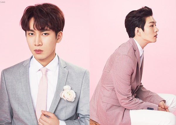 ▲그룹 비투비 은광(왼쪽), 창섭(사진=큐브엔터테인먼트)