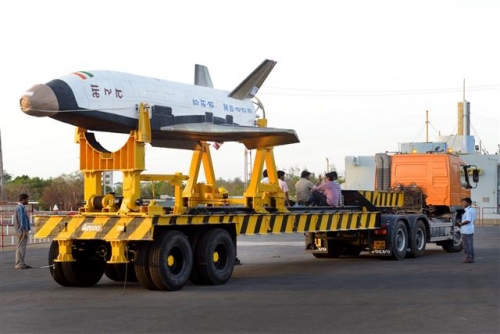 ▲인도우주기구(ISRO)의 우주왕복선 모형. 출처 인도우주기구(ISRO) 웹사이트