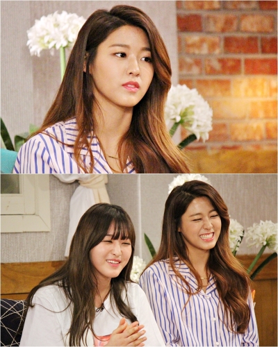 ▲AOA 설현, 찬미(사진=KBS)
