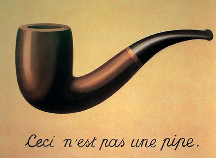 ▲참고 사진 1: 르네 마그리트(René Magritte), ‘불신의 초상화(The Treachery of Image)’, 1926~1929.