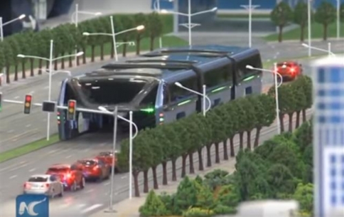 ▲중국 TEB테크놀로지디벨롭먼트가 개발한 미래형 버스 ‘바테’ 모형. 출처 TEB 웹사이트  