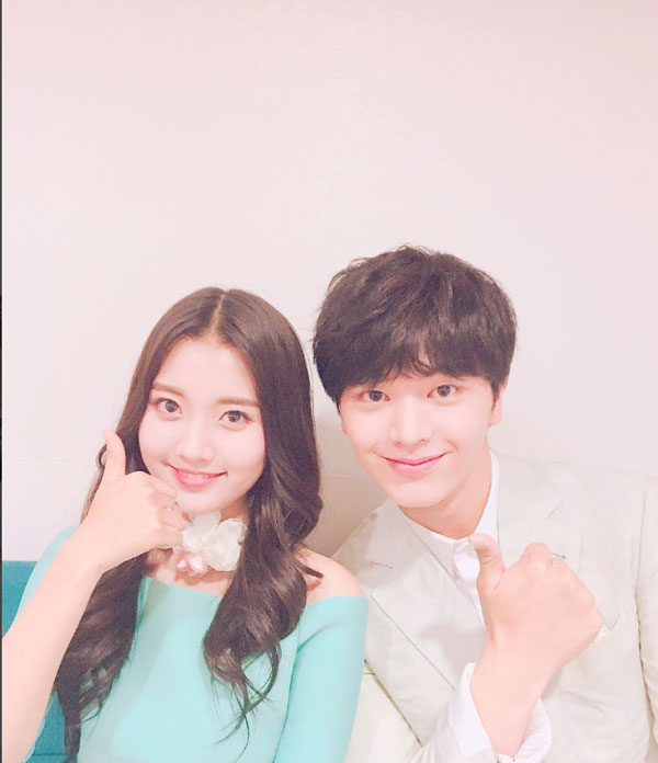 ▲정다빈-육성재(사진=정다빈 인스타그램)