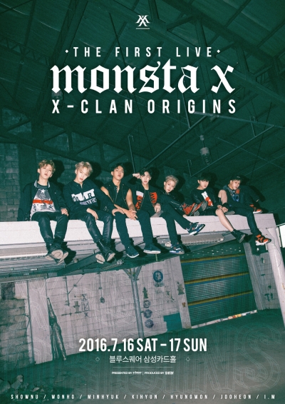 ▲몬스타엑스 콘서트 포스터(사진=스타쉽엔터테인먼트)