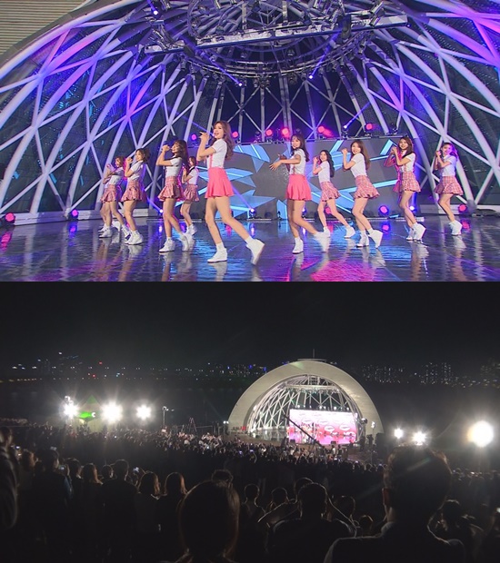 ▲아이오아이 게릴라콘서트(사진=tvN '택시')