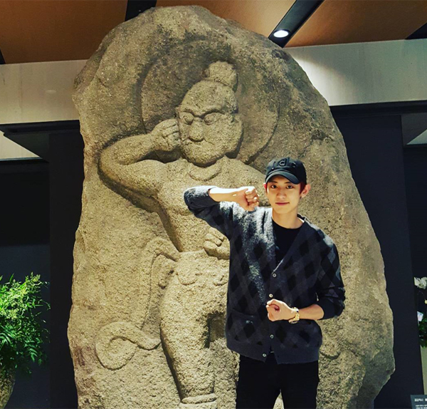 ▲엑소 찬열(사진=엑소 찬열 인스타그램)