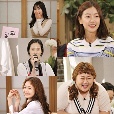 ▲'해피투게더' 이영진·정다빈·전소민·고원희·홍윤화(출처=KBS 2TV '해피투게더')