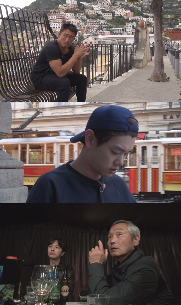 ▲'아버지와 나' 추성훈 에릭남 김정훈(사진= tvN )