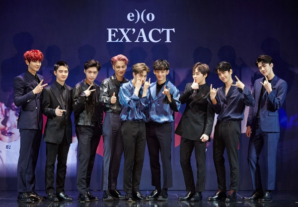 ▲정규 3집 '이그잭트'(EX'ACT)로 컴백한 그룹 엑소(사진=SM엔터테인먼트)