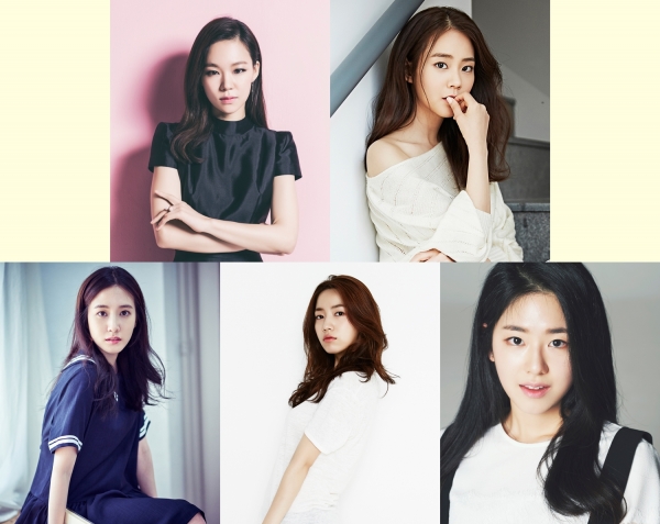 ▲'청춘시대' 캐스팅된 한예리, 한승연, 박은빈, 류화영, 박혜수(왼쪽 상단부터 시계방향)(사진=한예리 (사람엔터테인먼트), 한승연(제이와이드컴퍼니), 박은빈(나무엑터스), 류화영(웰메이드예당), 박혜수(화이브라더스))