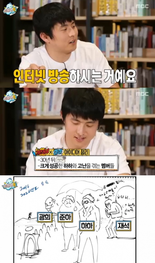 ▲'무한도전' 기안84, 하하(사진=MBC )