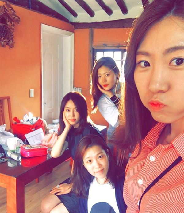 ▲'백희가 돌아왔다' 강예원이 촬영 현장을 전했다.(사진=강예원 인스타그램)