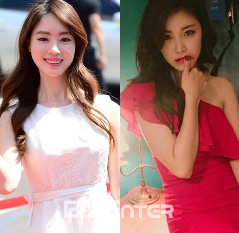 ▲양정원(왼쪽) 전효성(사진=윤예진 기자 yoooon@, 전효성 SNS)
