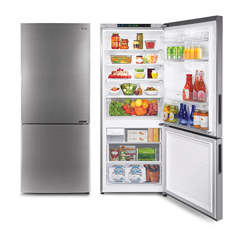 ▲호주 소비자 정보지인 '초이스'의 냉장고 성능 평가에서 1위를 기록한 LG 상냉장∙하냉동 2도어 냉장고 제품 이미지(사진제공=LG전자)