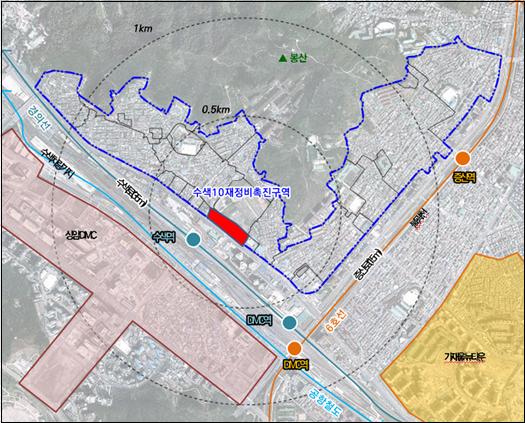 ▲수색10재정비촉진구역 위치도(제공=서울시)