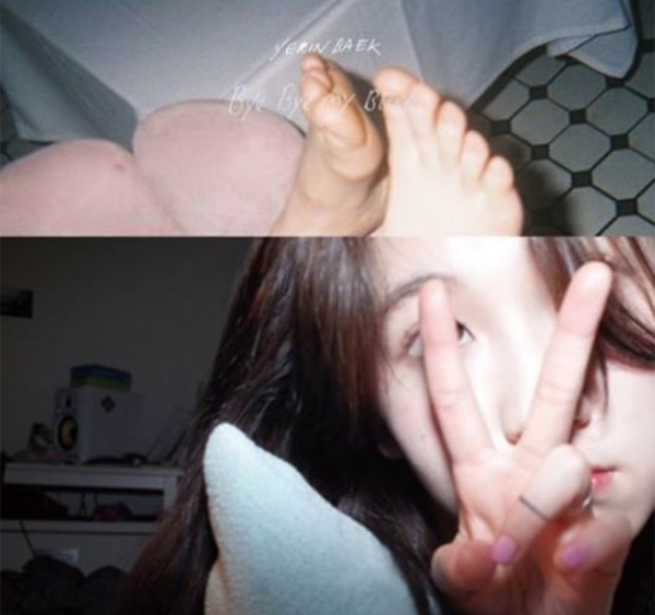 ▲레인보우 재경, 미쓰에이 수지가 백예린의 신곡 'bye bye my blue'에 대해 언급했다.(사진=재경 인스타그램)