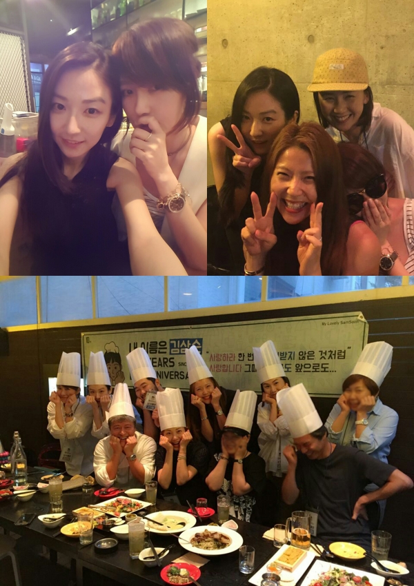 ▲'내 이름은 김삼순' 10주년 기념파티(사진=안미나 SNS)