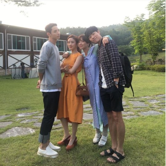 ▲'운빨로맨스' 황정음·류준열·이수혁·이청아(출처=MBC 수목드라마 '운빨로맨스')
