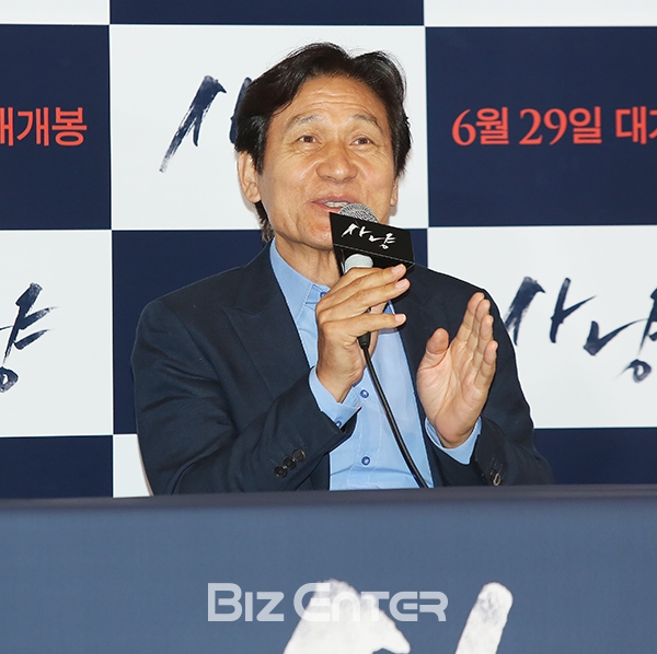 (▲'사냥' 안성기(사진=권영탕 기자 sorrowkyt@)