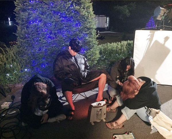 ▲'운빨로맨스' 이청아가 류준열의 모습을 담은 사진을 공개했다.(사진=이청아 인스타그램)