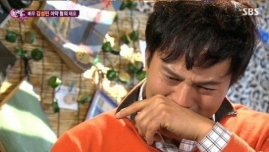 ▲김성민(출처=SBS '한밤의TV연예' 영상 캡처)