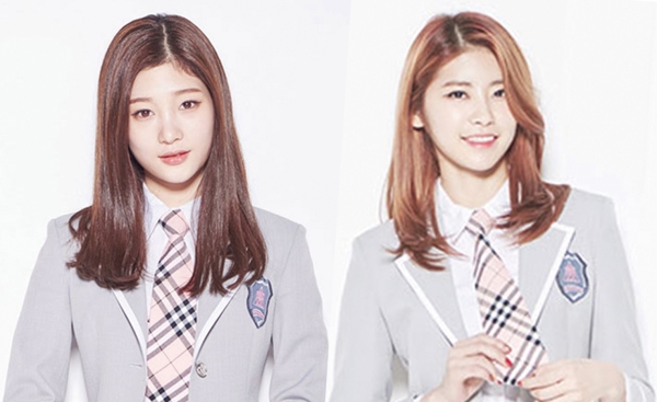 ▲정채연(좌), 기희현(사진=MBK엔터테인먼트)